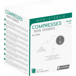 COMPRESSES NON TISSEES NON STERILES EUROMEDIS