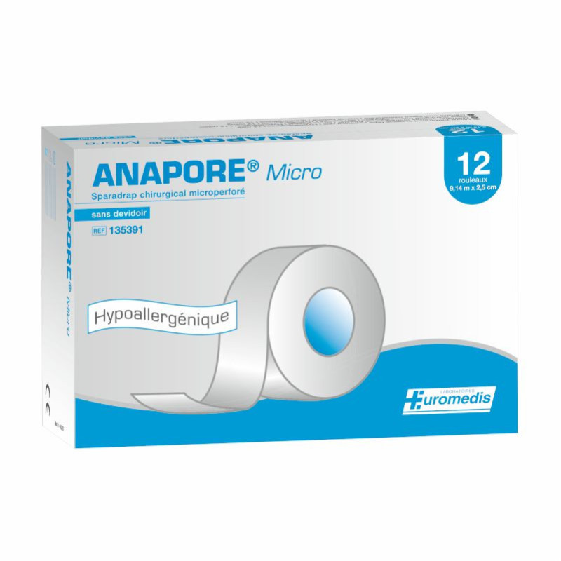 SPARADRAP MICROPERFORE SANS DEVIDOIR ANAPORE