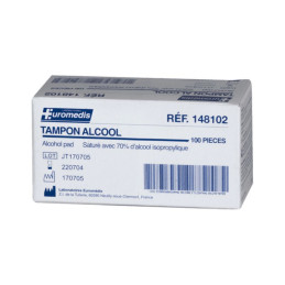 TAMPON ALCOOL 70° EUROMEDIS