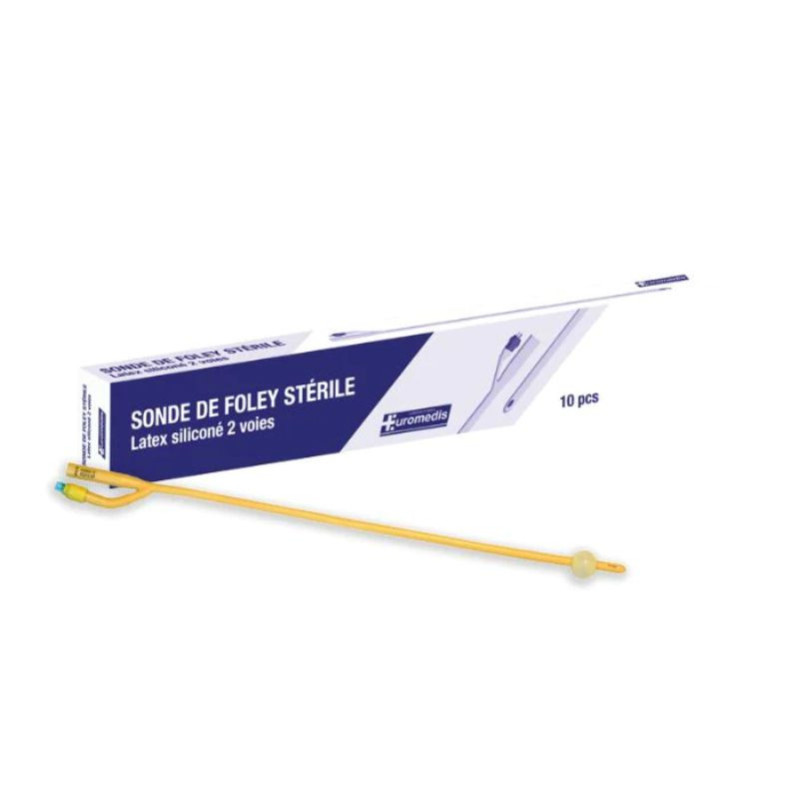 SONDE DE FOLEY LATEX SILICONE EUROMEDIS