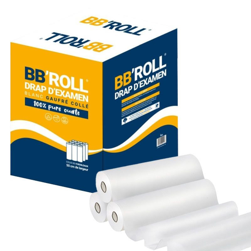 DRAP D'EXAMEN GAUFFRE COLLE BB'ROLL