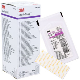 SUTURE CUTANEE ADHESIVE STERILE 3M STERISTRIP