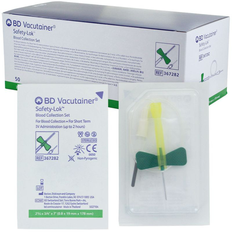 UNITES DE PRELEVEMENT BD VACUTAINER SAFETY-LOK